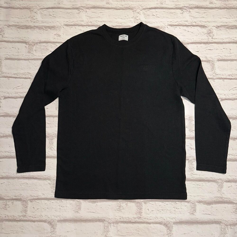 Hurley Men's Black and Grey Shirt
